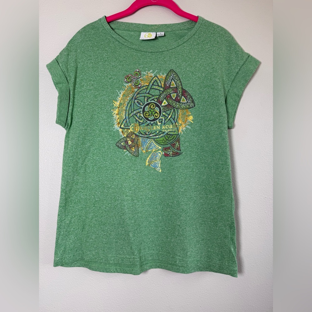 Ragland Road Celtic Design Green Women's Tee